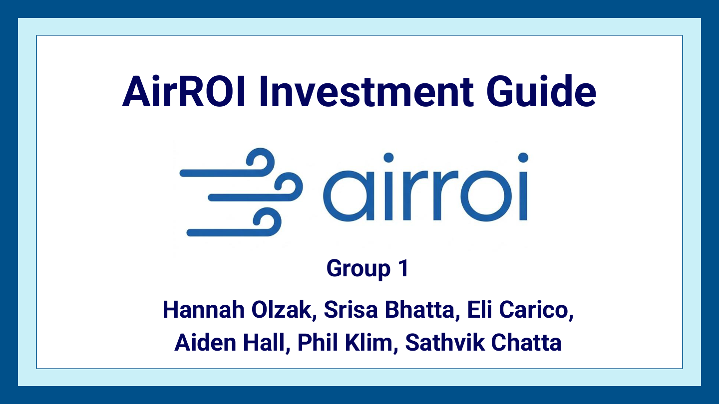 AirROI Investment Guide Title Slide