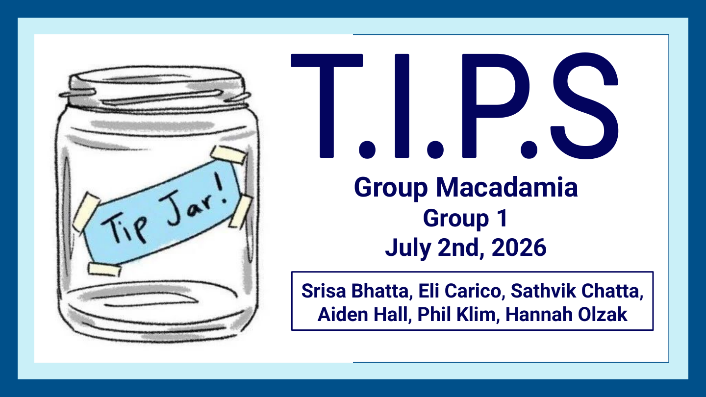 T.I.P.S. Group Macadamia Title Slide